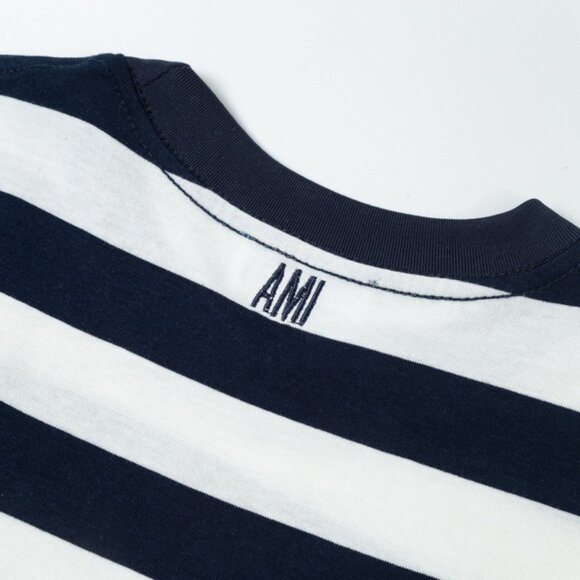 Ami De Coeur Cotton T-Shirt In Striped Print - Picture 8 of 8